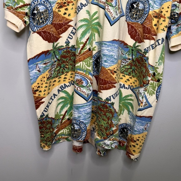 Kahala Hawaiian Islands Havana Cuba Cigar Tabacco Caribbean 100% Cotton Size XL - Picture 4 of 9